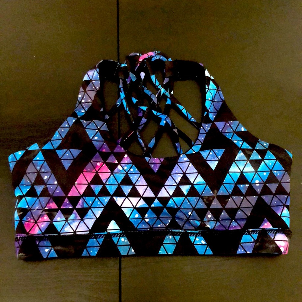 CVG Constantly Varies Gear Sports Bra size medium Stardust